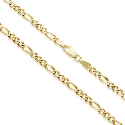 VINTAGE 9CT GOLD 20″ FIGARO NECKCHAIN - 1989