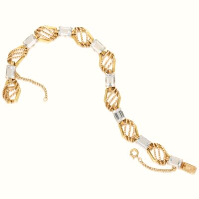 VINTAGE AQUAMARINE BRACELET - 1950/1960s