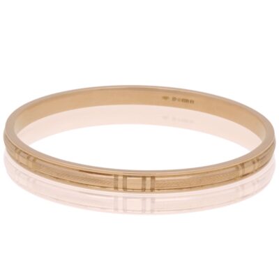 EDWARDIAN 9CT ROSE GOLD LARGE BANGLE/ARMLET - 1916